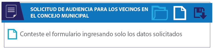BANNER ORG COM FORMULARIO SOLI AUDIENCIA 01